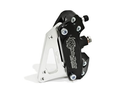 MOTO-MASTER Brzdový strmeň Supermoto (štvorpiestikový) Honda CRF 250R '04-'14, CRF 250X '04-'17, CRF 450R '04-'14, CRF 450X '05-'18 – sada obsahuje doštičky 099912 a adaptér 211019
