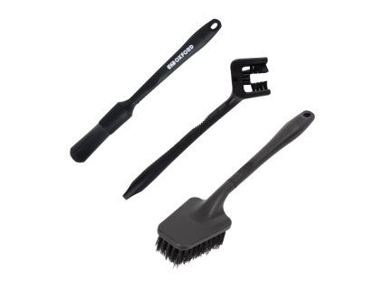 OXFORD Sada kief na čistenie reťaze Drivetrain Brushes Pro – čierna