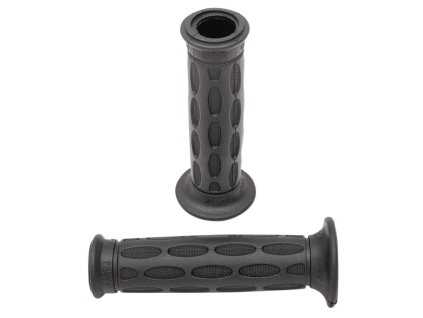 PROGRIP Gripy PG713 ROAD (22+25 mm, dĺžka 125 mm) – čierne otvorené (jednozložkové) (713-102)