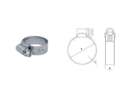 PROMX Hadicová spona HI-GRIP W1 – 14-22/13 mm – 5 ks