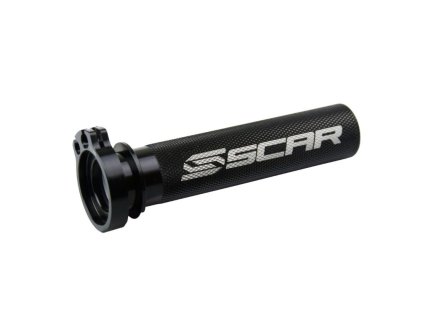 SCAR Hliníková rukoväť plynu s ložiskom Honda CRF 250R '04-, CRF 450R '02-, CRF 250X '04-'17, CRF 250RX '19-, CRF 450RX '17-, CRF 450L '19-'20, CRF 450 RL '21- – čierna
