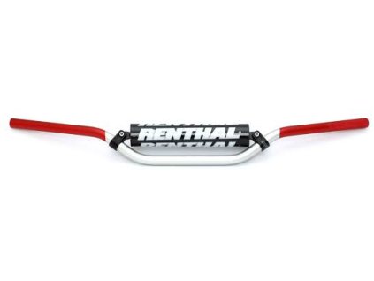 RENTHAL Riadidlá 22 mm MX RC High – strieborné / červené, s penou