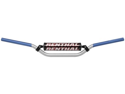 RENTHAL Riadidlá 22 mm MX RC – strieborné / modré, s penou