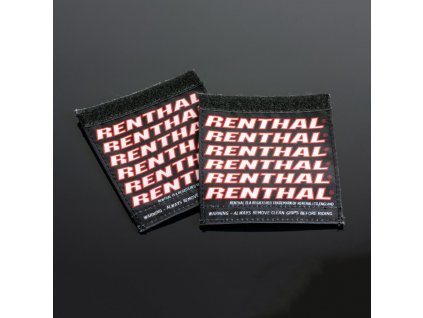 RENTHAL Servisné kryty na gripy Clean Grips – červené/čierne