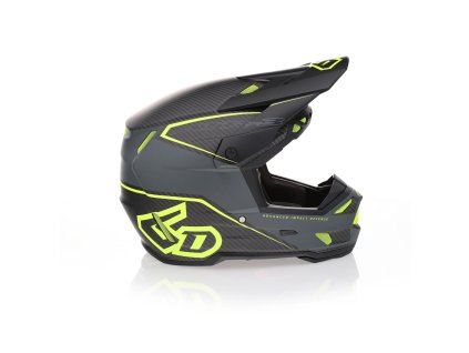 6D HELMETS Prilba cross/enduro ATR-3 Zone Matte Yellow FIM (FRHPhe-02) – sivá matná/žltá