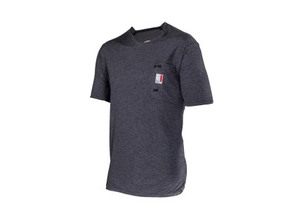 LEATT Tričko cyklistické Mtb Allmtn 2.0 Jersey Black – čierna (Veľkosť L)