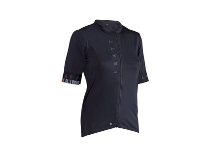 LEATT Dámske cyklistické tričko Mtb Endurance 5.0 Woman Jersey Black – čierna (Veľkosť L)