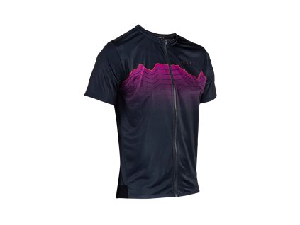 LEATT Tričko cyklistické Mtb Trail 3.0 Jersey Black – čierna (Veľkosť L)