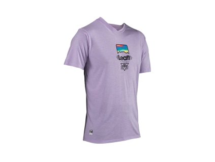 LEATT Tričko cyklistické Mtb Gravity 1.0 Jersey Lavender fialová (Veľkosť L)