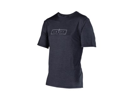 LEATT Tričko cyklistické Mtb Trail 1.0 Jersey Black – čierna (Veľkosť L)