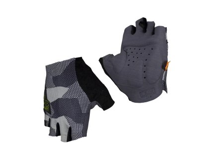 LEATT Rukavice cyklistické Mtb 5.0 Endurance Granite – čierne/sivé (Veľkosť M)