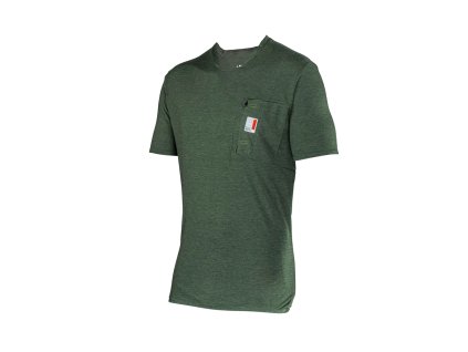 LEATT Tričko cyklistické Mtb Allmtn 2.0 Jersey Spinach – zelená (Veľkosť L)