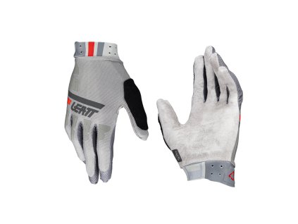 LEATT Rukavice cyklistické Mtb 2.0 X-FLOW Glove Granite – sivé (Veľkosť L)