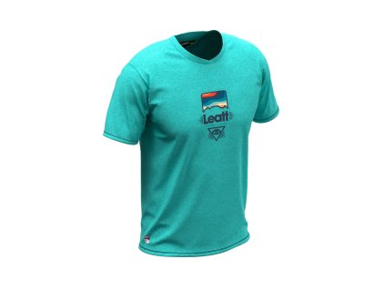 LEATT Tričko cyklistické (detská) Mtb Allmtn 2.0 Junior Jersey Aqua tyrkysová (Veľkosť L (140-150 cm))