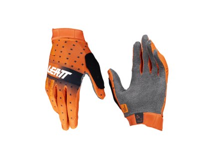 LEATT Rukavice cyklistické Mtb 1.0 Gripr Glove Glow – červené (Veľkosť L)