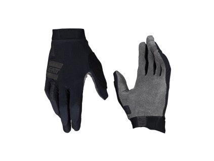 LEATT Rukavice cyklistické Mtb 1.0 Gripr Glove Stealth – čierne (Veľkosť M)