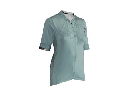 LEATT Dámske cyklistické tričko Mtb Endurance 5.0 Woman Jersey Pistachio pistáciová (Veľkosť L)
