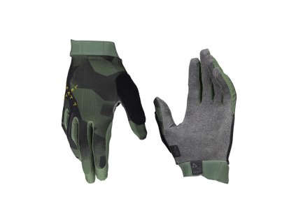 LEATT Rukavice cyklistické Mtb 1.0 Gripr Glove Spinach – zelené/čierne (Veľkosť M)
