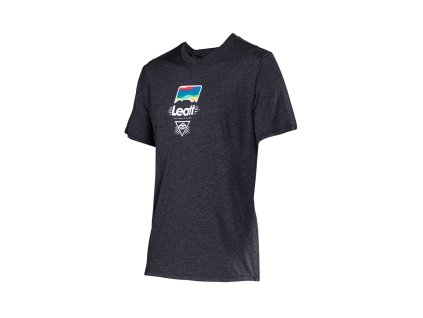 LEATT Tričko cyklistické Mtb Gravity 1.0 Jersey Black – čierna (Veľkosť L)