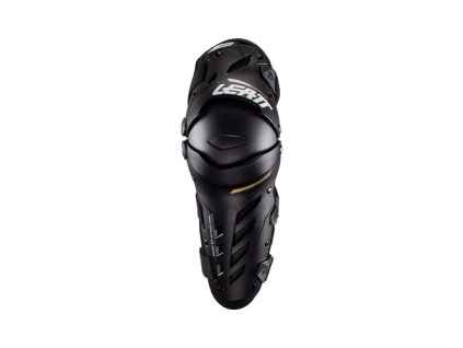 LEATT Chrániče kolien Dual Axis Knee And Shin Guard Black – čierne (Veľkosť L/XL)