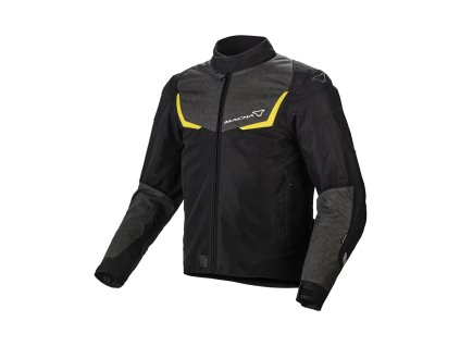 MACNA Bunda Durago Night Eye Motorcycle Jacket BLACK/FLUO Yellow – čierna/žltá fluo (Veľkosť L)