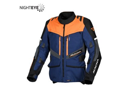 MACNA Bunda Domane Motorcycle Jacket Dark BLUE/ORANGE/BLACK tmavomodrá/oranžová/čierna (Veľkosť L)