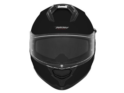 NOX Integrálna prilba (FULL FACE) so slnečnou clonou N304S Solid – čierna lesklá (Veľkosť L)