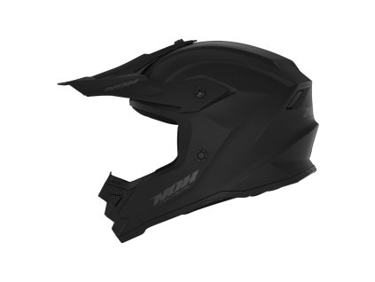 NOX Prilba CROSS / Offroad N761 Solid Kid / Junior (detská) – čierna MAT (Veľkosť L (ZAPIĘCIE MIKROMETRYCZNE))