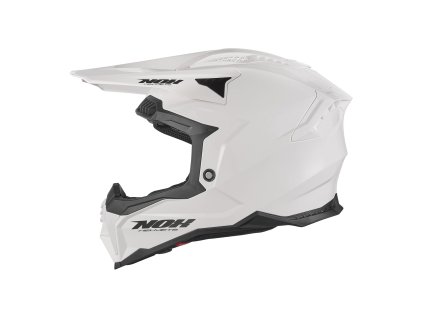 NOX Prilba Off Road / CROSS N634 Solid – biela (Veľkosť L)