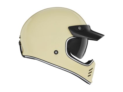 NOX Premium Integrálna prilba (FULL FACE) Seventy II Solid krémová (Veľkosť L)