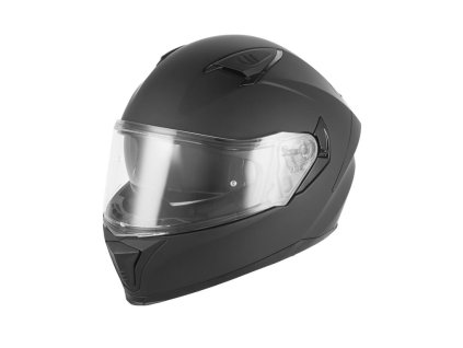 NOX Integrálna prilba (FULL FACE) so slnečnou clonou N402 Solid – čierna MAT (Veľkosť L)