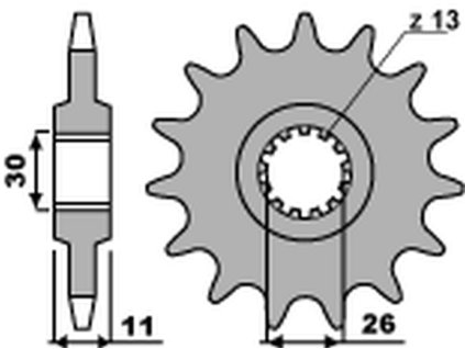 PBR Predná rozeta 579 18NC NC Yamaha FZS 1000 01-05, R1 98-03, NC Yamaha FZ1 06-15, R1 04-14, XJR, Yamaha FZ1 (01–15), YZF-R1 (98–14), FJ 1100/1200 (84–96) (Počet zubov 18 zubov)