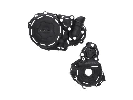 ACERBIS Kryty motora (kryt veka spojky a alternátora) X-POWER Suzuki DR-Z4S 25-26, DR-Z4SM '25 farba: čierna