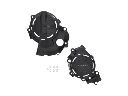 ACERBIS Kryty motora (kryt veka spojky a alternátora) X-POWER KTM 390 ADVENTURE R / X / ENDURO R / SMC R '25-'26, farba: čierna