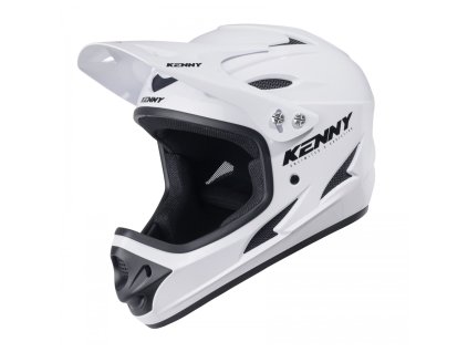 KENNY RACING Prilba MTB Downhill Solid – biela