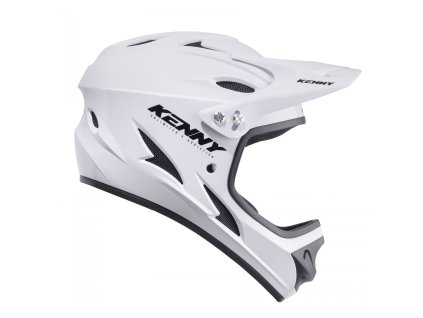 KENNY RACING Prilba MTB Downhill Solid – biela