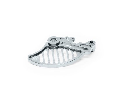 X-GRIP Kryt zadného brzdového kotúča KTM EXC / EXC-F '04-'22, Husqvarna TE/FE '14-'22; Husaberg '04-'13, GASGAS '21-'22 – farba: strieborná
