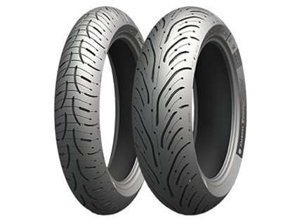 MICHELIN Sada pneumatík (CAI103565/25) 120/70ZR17 PILOT ROAD 4 (58W) TL M/C predná DOT 2025 + (CAI694117/26) 180/55ZR17 PILOT ROAD 4 (73W) TL M/C zadná DOT 2026 + fľaša Michelin