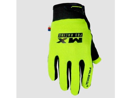 POLEDNIK Rukavice Cross model Mx Pro Evo Baby žlté fluo