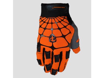 POLEDNIK Rukavice Cross model Web Mx čierne/oranžové fluo