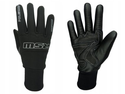 POLEDNIK Rukavice športové Koženo-Textilné model Rsw Windproof čierne