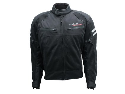 ROLEFF Bunda textilná krátka s vyberateľnou membránou Wind-Tex model Mesh čierna