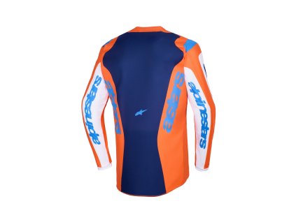 Motokrosový dres Alpinestars Fluid Grid – oranžová/modrá UCLA