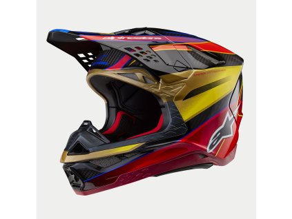 ALPINESTARS Motokrosová prilba S-M10 22.06 Era – zlatá