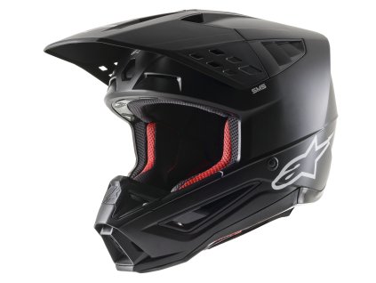 ALPINESTARS Motokrosová prilba S-M5 22.06 Solid – matná čierna