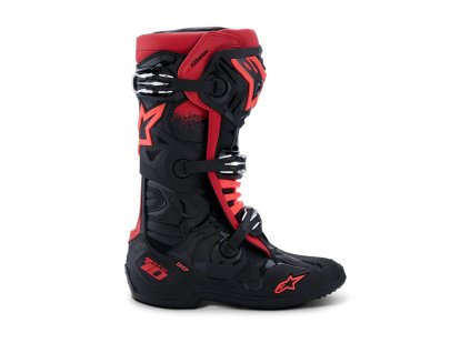ALPINESTARS Motokrosové čižmy Tech 10 – čierna/červená