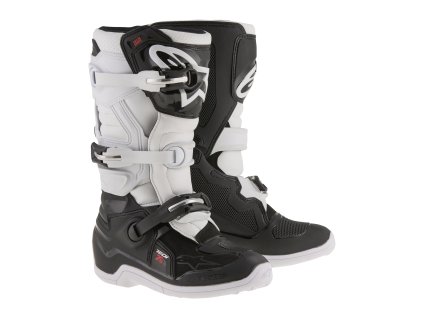 ALPINESTARS Detské motokrosové čižmy Tech 7S – čierna/biela