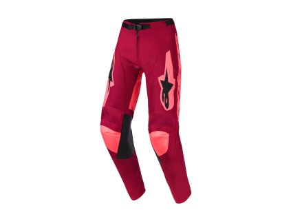 ALPINESTARS Motokrosové nohavice Racer Riway – červená/koralová