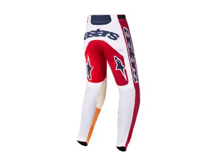 ALPINESTARS Motokrosové nohavice Racer Portl – červená/sivá