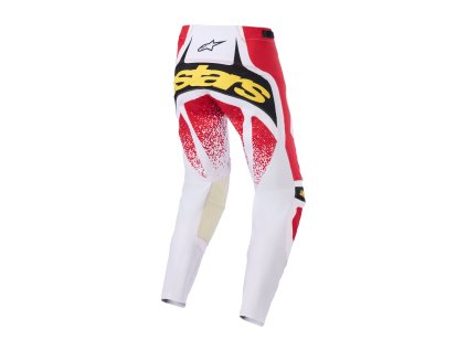 ALPINESTARS Motokrosové nohavice Techstar Nomur – sivá/červená/čierna